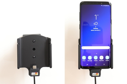 Aktywny uchwyt z kablem USB i adapterem do gniazda zapalniczki, Samsung Galaxy S9+