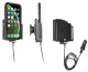 Aktywny uchwyt Brodit z kablem USB i adapterem do gniazda zapalniczki, Apple iPhone 11 Pro Max/Xs Max Aktywny uchwyt Brodit z kablem USB i adapterem do gniazda zapalniczki, Apple iPhone 11 Pro Max/Xs Max