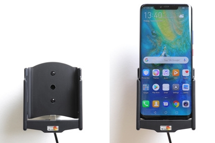 Aktywny uchwyt Brodit z kablem USB i adapterem do gniazda zapalniczki, Huawei Mate 20 Pro