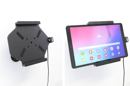 Aktywny uchwyt Brodit z kablem USB i adapterem do gniazda zapalniczki, Samsung Galaxy Tab A 10.1 (2019) SM-T510/SM-T515