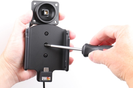 Aktywny uchwyt Brodit z kablem USB i adapterem do gniazda zapalniczki, Samsung Galaxy A40 (SM-A405)