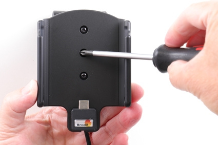 Aktywny uchwyt Brodit z kablem USB i adapterem do gniazda zapalniczki, Samsung Galaxy A40 (SM-A405)