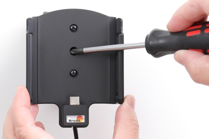 Aktywny uchwyt Brodit z kablem USB i adapterem do gniazda zapalniczki, Samsung Galaxy A50 (SM-A505)