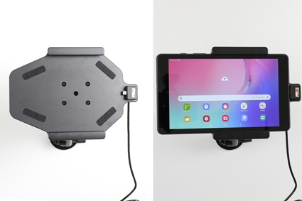 Aktywny uchwyt Brodit z kablem USB i adapterem do gniazda zapalniczki, Samsung Galaxy Tab A 8.0 (2019 SM-T290/SM-T295)