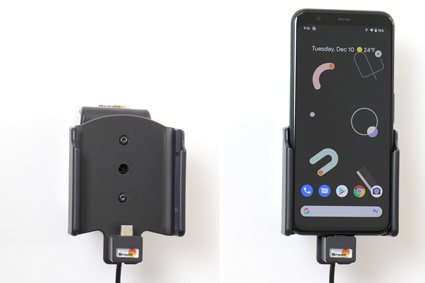 Aktywny uchwyt Brodit z kablem USB i adapterem do gniazda zapalniczki, Google Pixel 4