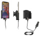 Aktywny uchwyt Brodit z kablem USB i adapterem do gniazda zapalniczki, Apple iPhone 12/12 Pro Aktywny uchwyt Brodit z kablem USB i adapterem do gniazda zapalniczki, Apple iPhone 12/12 Pro