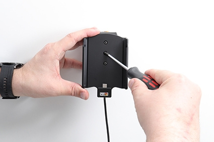 Brodit Aktywny uchwyt z kablem USB i adapterem do gniazda zapalniczki, Samsung Galaxy S21+ 5G SM-G996B/SM-G996B/DS