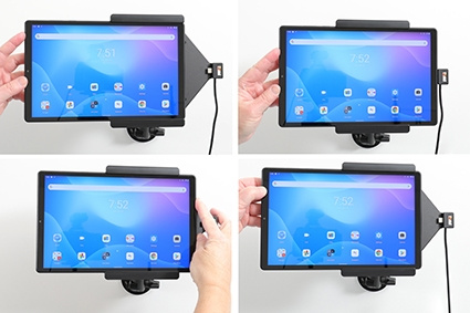 Brodit Aktywny uchwyt z kablem USB i adapterem do gniazda zapalniczki, Lenovo Tab K10 TB-X6C6F
