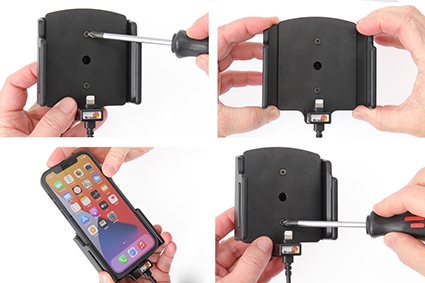 Brodit Aktywny uchwyt, Apple iPhone 12/12 Pro/12 Pro Max/13/13 Pro/13 Pro Max/14/14 Pro/14 Pro Max