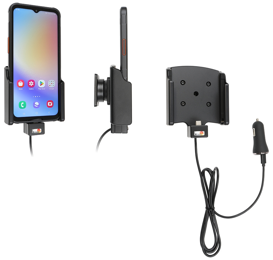 Brodit Aktywny uchwyt z kablem USB i adapterem do gniazda zapalniczki, Samsung Galaxy Xcover 7