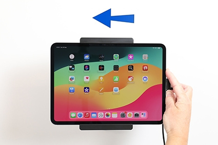 Brodit Aktywny uchwyt z kablem USB i adapterem do gniazda zapalniczki, Apple iPad Pro 11 2024 (A2836, A2837, A3006)
