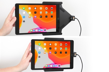 Brodit Aktywny uchwyt do stałej instalacji, Apple iPad 10.2 7th Gen (A2197, A2198, A2200)/8th Gen (A2428, A2429, A2430, A2270)/9th Gen (A2602, A2603, A2604, A2605)