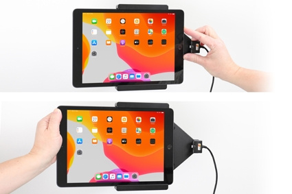 Brodit Aktywny uchwyt do stałej instalacji, Apple iPad 10.2 7th Gen (A2197, A2198, A2200)/8th Gen (A2428, A2429, A2430, A2270)/9th Gen (A2602, A2603, A2604, A2605)