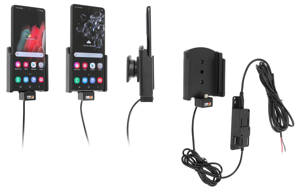 Brodit Aktywny uchwyt do stałej instalacji, Samsung Galaxy S20 Ultra 5G (SM-G988B)/S21 Ultra 5G SM-G9988/DS