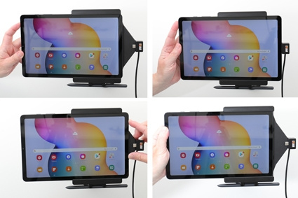 Brodit Aktywny uchwyt do stałej instalacji, Samsung Galaxy Tab S6 Lite SM-P610/SM-P615