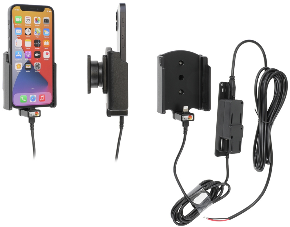 Brodit Aktywny uchwyt do stałej instalacji, Apple iPhone 12 Mini