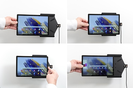 Brodit Aktywny uchwyt do stałej instalacji, Samsung Galaxy Tab A8 SM-X200/205
