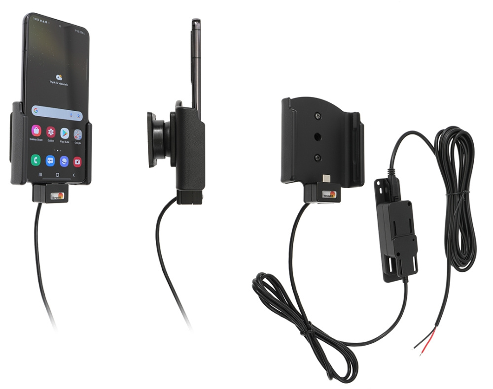 Brodit Aktywny uchwyt do stałej instalacji, Samsung Galaxy S22 5G SM-S901B/SM-S901B/DS