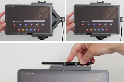 Brodit Aktywny uchwyt do stałej instalacji, Samsung Galaxy Tab S8 SM-X700