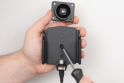 Brodit Aktywny uchwyt do stałej instalacji, Apple iPhone 15/15 Pro/16/16 Pro/16e