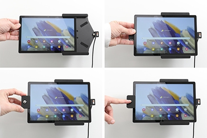 Brodit Uchwyt z zamkiem na klucz, Samsung Galaxy Tab A8 SM-X200/205