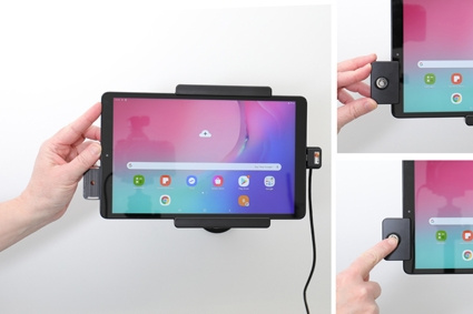 Brodit Uchwyt z zamkiem na klucz, Samsung Galaxy Tab A 10.1 (2019) SM-T510/SM-T515