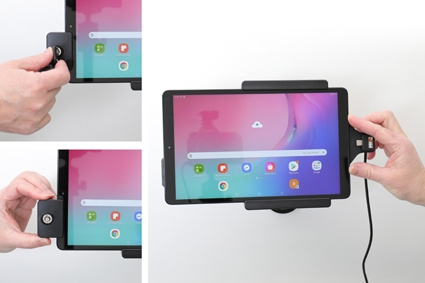 Brodit Uchwyt z zamkiem na klucz, Samsung Galaxy Tab A 10.1 (2019) SM-T510/SM-T515