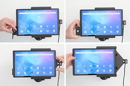Brodit Uchwyt z zamkiem na klucz, Lenovo Tab K10 TB-X6C6F
