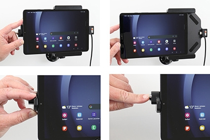 Brodit Uchwyt z zamkiem na klucz, Samsung Galaxy Tab A9 SM-X110/SM-X115