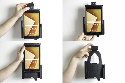 Brodit Uchwyt z zamkiem sprężynowym, Samsung Galaxy Tab Active 2 SM-T390/SM-T395/3 SM-T570/SM-T575/5 SM-X300/SM-X306B