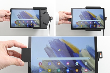 Brodit Uchwyt z zamkiem sprężynowym, Samsung Galaxy Tab A8 SM-X200/205