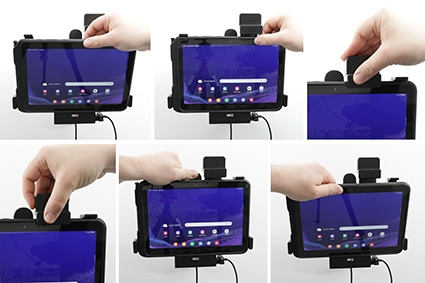 Brodit Uchwyt z zamkiem sprężynowym, Samsung Galaxy Tab Active 4 Pro SM-T630/SM-T636