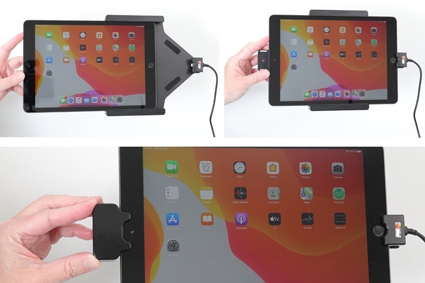 Brodit Uchwyt z zamkiem sprężynowym, Apple iPad 10.2 7th Gen (A2197, A2198, A2200)/8th Gen (A2428, A2429, A2430, A2270)/9th Gen (A2602, A2603, A2604, A2605)