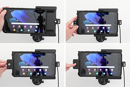 Uchwyt Brodit z zamkiem na klucz, Samsung Galaxy Tab Active 2 SM-T390/SM-T395/3 SM-T570/SM-T575