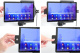Uchwyt Brodit z zamkiem na klucz, Samsung Galaxy Tab A7 10.4 (2020) SM-T500/SM-T505 Uchwyt Brodit z zamkiem na klucz, Samsung Galaxy Tab A7 10.4 (2020) SM-T500/SM-T505