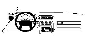 Volvo C70/S70/V70 97-00, Lewa