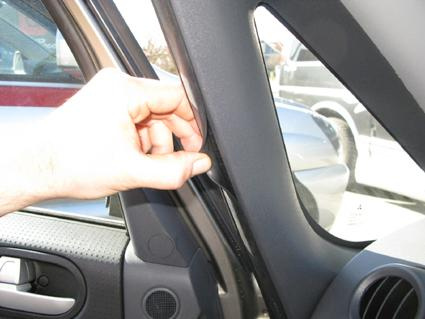 Uchwyt montażowy ProClip Mitsubishi Colt 09-14, lewy