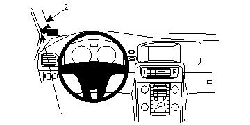 Volvo S60 11-15, Lewa, Wysoki