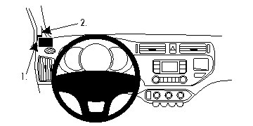 Kia Rio 12-15, Lewa