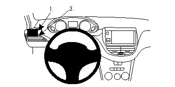 Brodit ProClip, Peugeot 2008/208 12-19