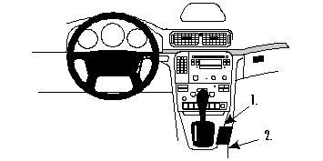 Volvo S80 99-06, konsola