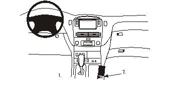 Wspornik montażowy ProClip Lexus LS Series 01-06, konsola