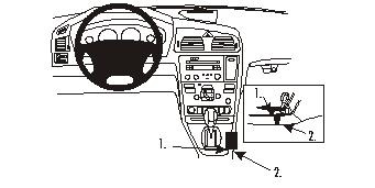 Volvo S60 00-04, konsola