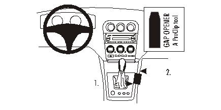 Alfa Romeo 156 02-06, konsola