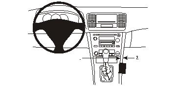 Subaru Outback 04-06, konsola