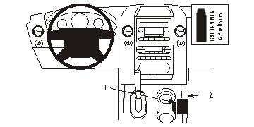 Ford F-150 04-08, konsola