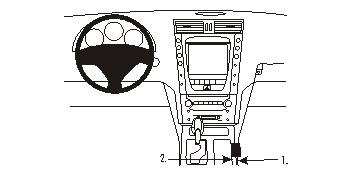 Lexus GS seria 05-12, konsola