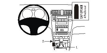 Lexus IS seria 06-13, konsola, manualna skrzynia biegów