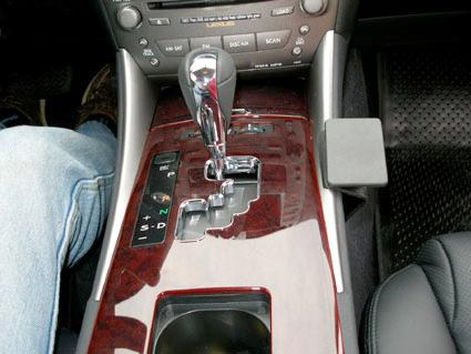 Lexus IS seria 06-13, konsola, automatyczna skrzynia biegów