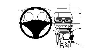 BMW X5 07-13/X6 09-14, konsola